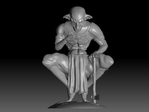 Goblin Bloodhound 3D Druckmodell