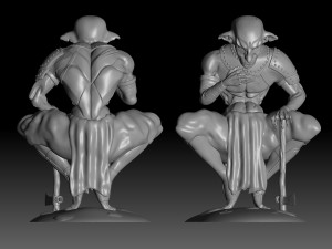 Goblin Bloodhound 3D Druckmodell