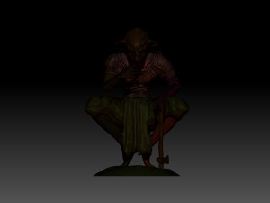 Goblin Bloodhound 3D Druckmodell