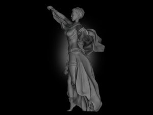 Oriental Dancer 3D 打印模型