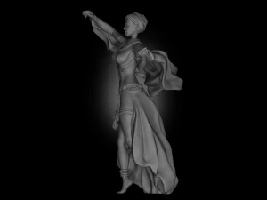 Oriental Dancer 3D Print Model