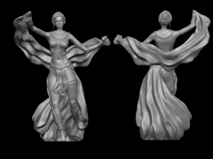 Oriental Dancer 3D Print Model