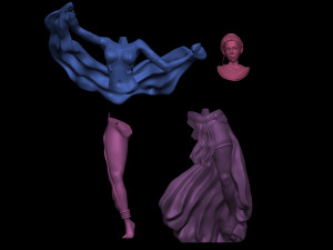 Oriental Dancer 3D 打印模型