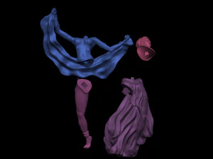 Oriental Dancer 3D Print Model