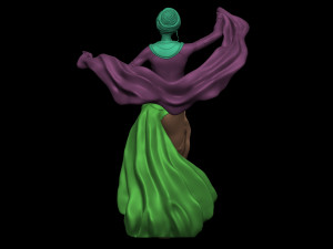 Oriental Dancer 3D 打印模型