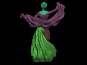 Oriental Dancer 3D Print Model