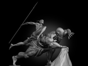 Orc Duo 3D Print Model
