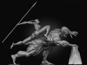 Orc Duo 3D Print Model