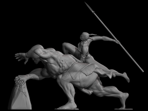 Orc Duo 3D Print Model