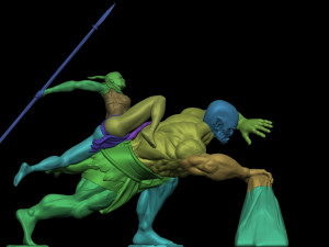 Orc Duo 3D Print Model