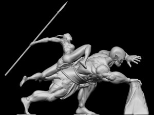 Orc Duo 3D Print Model