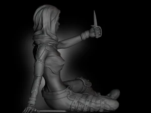 Dziewczyna Najeźdźca Model do druku 3D