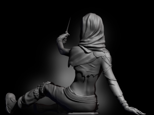 Girl Raider 3D प्रिंट मॉडल