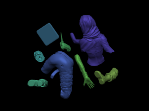 Girl Raider 3D प्रिंट मॉडल