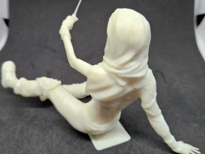 M&auml;dchen-Raider 3D Druckmodell