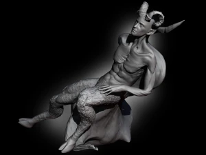Satyr Na Drzewie Model do druku 3D