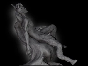 Satyr On A Tree 3D Print Model