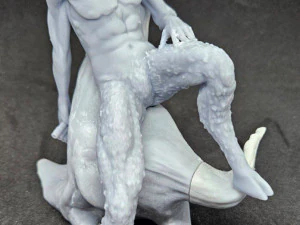 Satyr On A Tree 3D Print Model