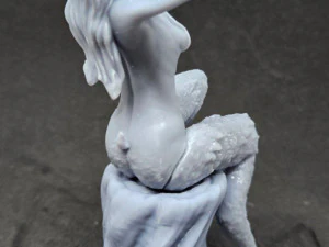 Satyr On A Tree Stump 3D Print Model