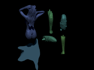 Satyr On A Tree Stump 3D प्रिंट मॉडल