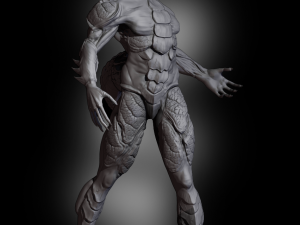 Half Dragon 3D 打印模型