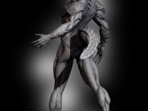 Half Dragon 3D 打印模型