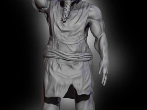 Карлик-кузнец с кольцом 3D Принт Модель