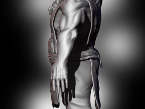 Dwarf Blacksmith With Ring 3D Принт Модель