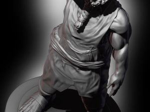 Dwarf Blacksmith With Ring 3D Принт Модель