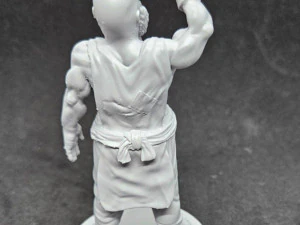 Dwarf Blacksmith With Ring 3D Print Model