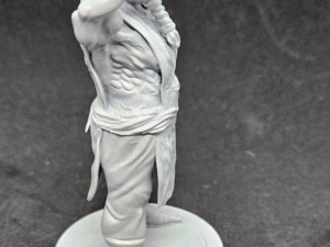 Dwarf Blacksmith With Ring 3D Print Model