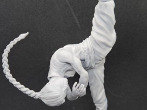 Karate Girl 3D Print Model