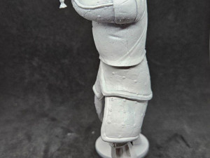 Knight With Two-Handed Sword Model Cetak 3D