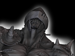 Leather Golem 3D Print Model 3Dプリントモデル