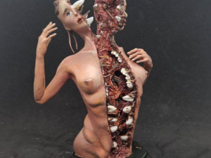 Monster Girl Model Cetak 3D