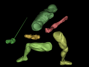 Swordsman 3D Принт Модель