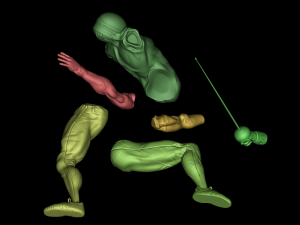 Swordsman 3D Принт Модель