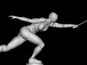 Sword Master 3D 3D 프린트 모델