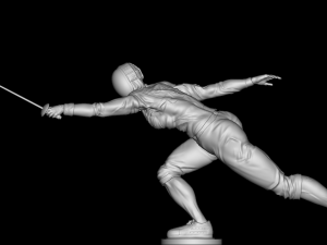 Sword Master 3D 3D 프린트 모델