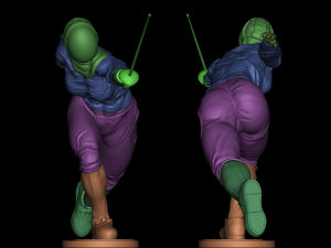 Sword Master 3D 3D 프린트 모델