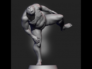 Sumo Wrestler 3D Print Model