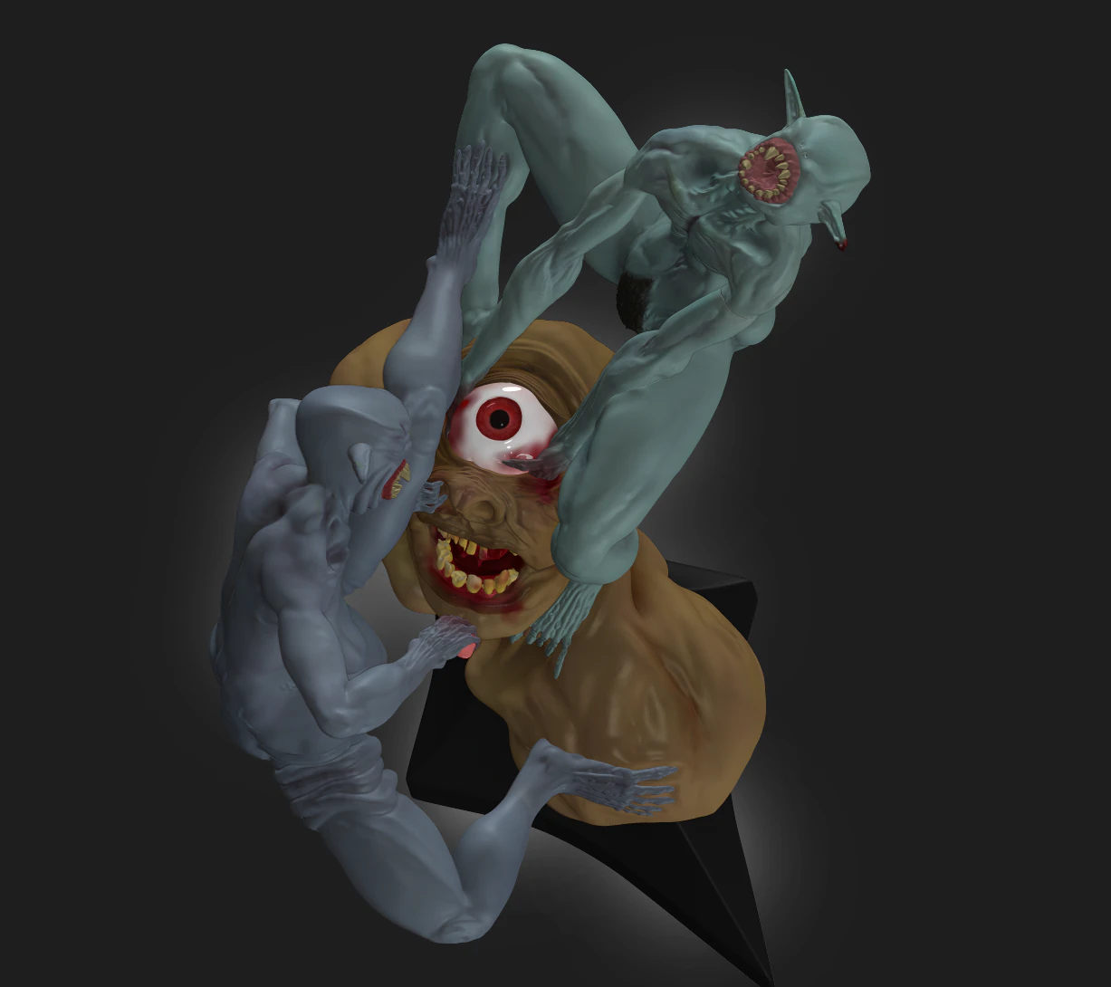 Execution of the Cyclops 3D Print Model .c4d .max .obj .3ds .fbx .stl .blend 