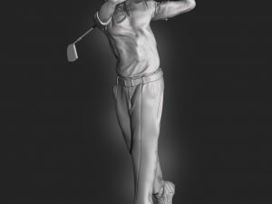 Golfer Modelo de impresión 3D