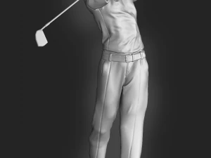 Golfer 3D Print Model