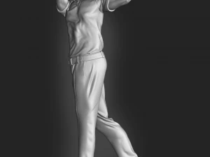 Golfer 3D Print Model