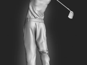 Golfer 3D Print Model