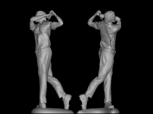 Golfer 3D Print Model