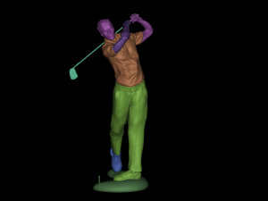 Golfer Model do druku 3D