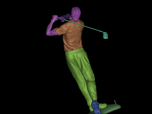 Golfer Model do druku 3D