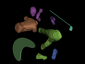 Golfer Model do druku 3D